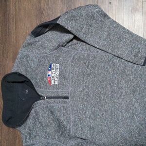 Antigua Mens Size Small Gray/Black MLB World Series 2018 Pullover